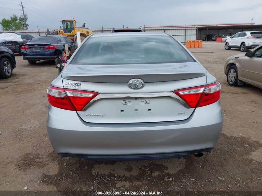 2016 Toyota Camry Se VIN: 4T1BF1FKXGU607057 Lot: 39265095