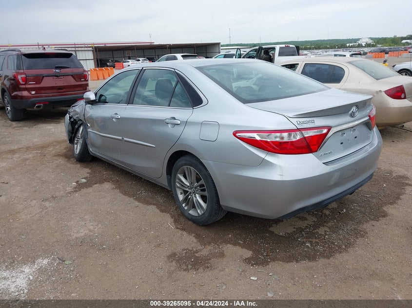 2016 Toyota Camry Se VIN: 4T1BF1FKXGU607057 Lot: 39265095