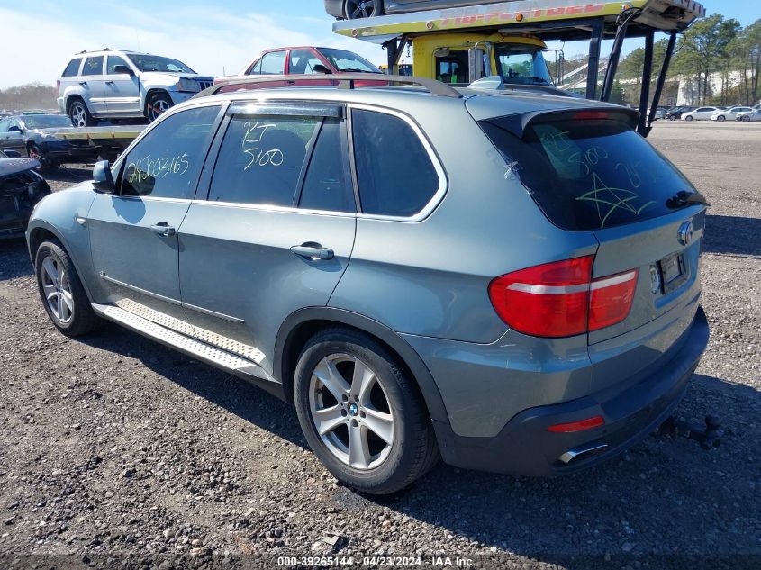 2008 BMW X5 4.8I VIN: 5UXFE83548LZ36343 Lot: 39265144