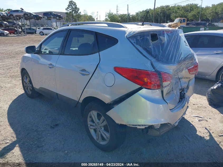 2013 Hyundai Tucson Gls VIN: KM8JU3AC7DU705259 Lot: 39265149