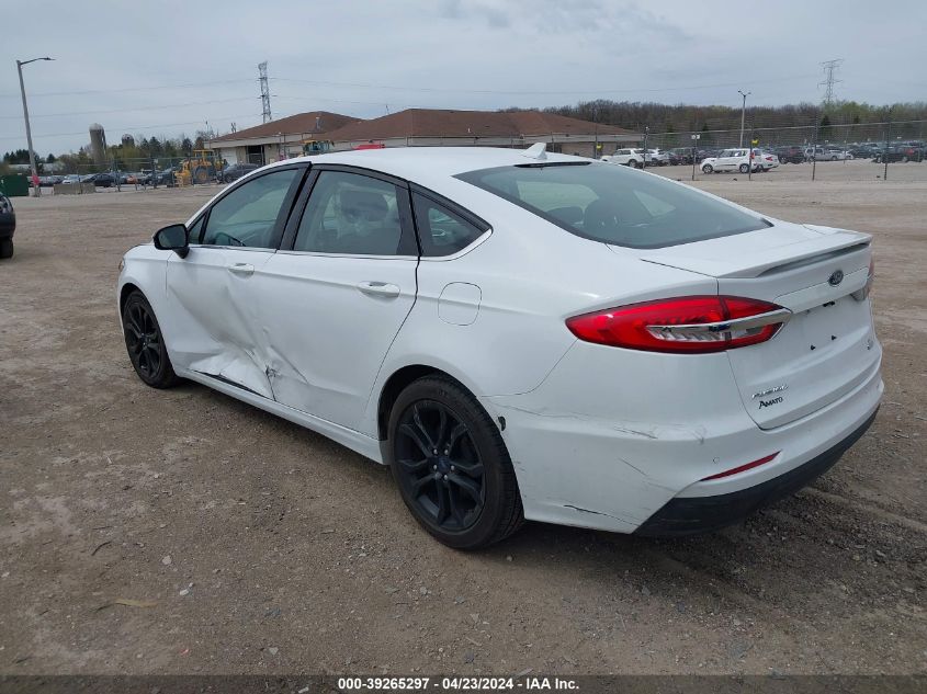 2020 Ford Fusion Se VIN: 3FA6P0HDXLR206157 Lot: 39265297