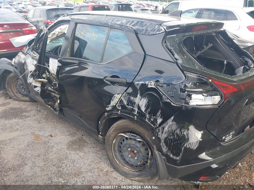 VIN 3N1CP5BV0NL475577 2022 NISSAN KICKS S