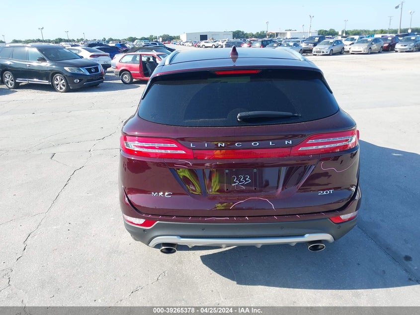 2017 LINCOLN MKC SELECT - 5LMCJ2C93HUL50333