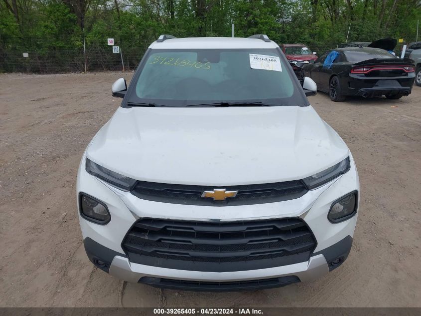 2022 Chevrolet Trailblazer Fwd Lt VIN: KL79MPS2XNB123848 Lot: 39265405