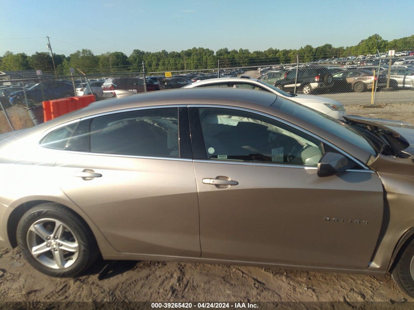 VIN 1G1ZD5ST1NF147375 2022 CHEVROLET MALIBU LT