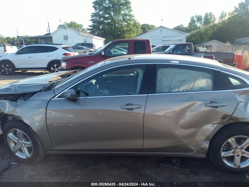 VIN 1G1ZD5ST1NF147375 2022 CHEVROLET MALIBU LT