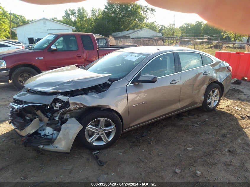 VIN 1G1ZD5ST1NF147375 2022 CHEVROLET MALIBU LT