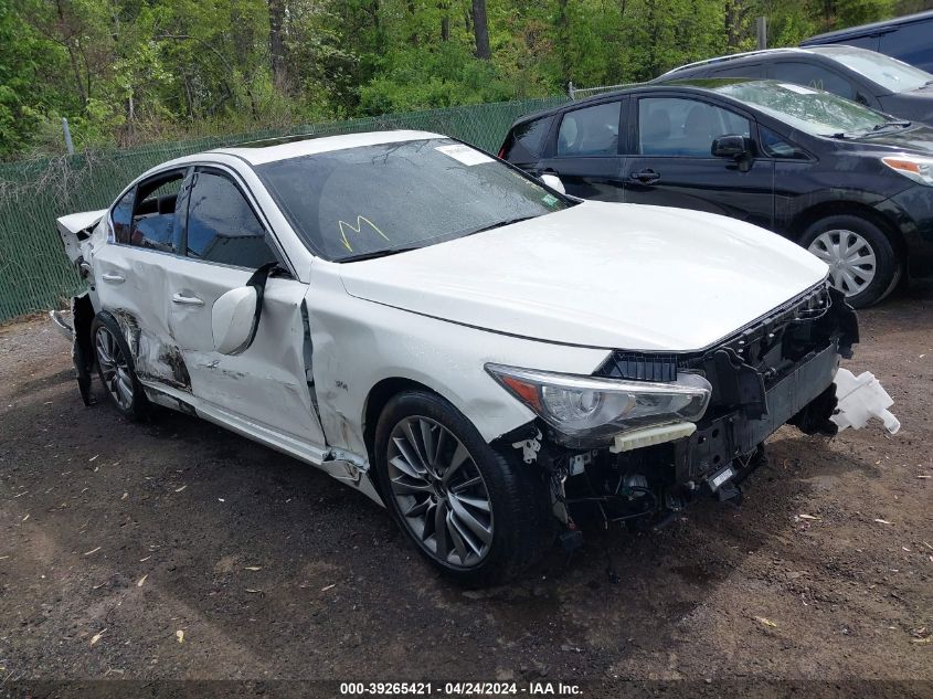 2020 Infiniti Q50 Luxe Awd VIN: JN1EV7AR3LM251270 Lot: 39265421