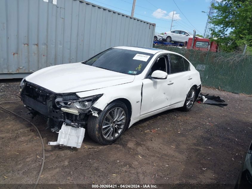 2020 Infiniti Q50 Luxe Awd VIN: JN1EV7AR3LM251270 Lot: 39265421