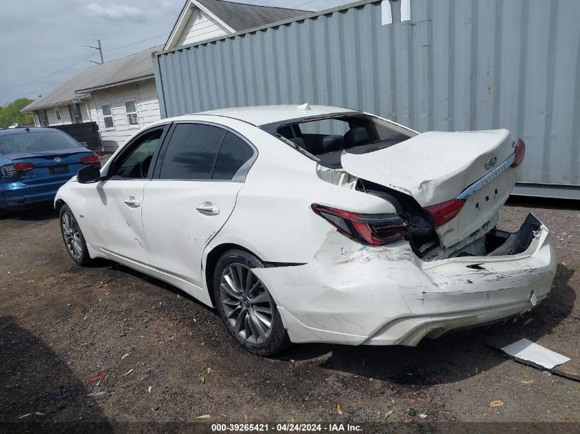 2020 Infiniti Q50 Luxe Awd VIN: JN1EV7AR3LM251270 Lot: 39265421