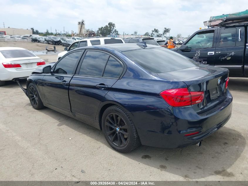 2016 BMW 320I VIN: WBA8A9C54GK617828 Lot: 39265438