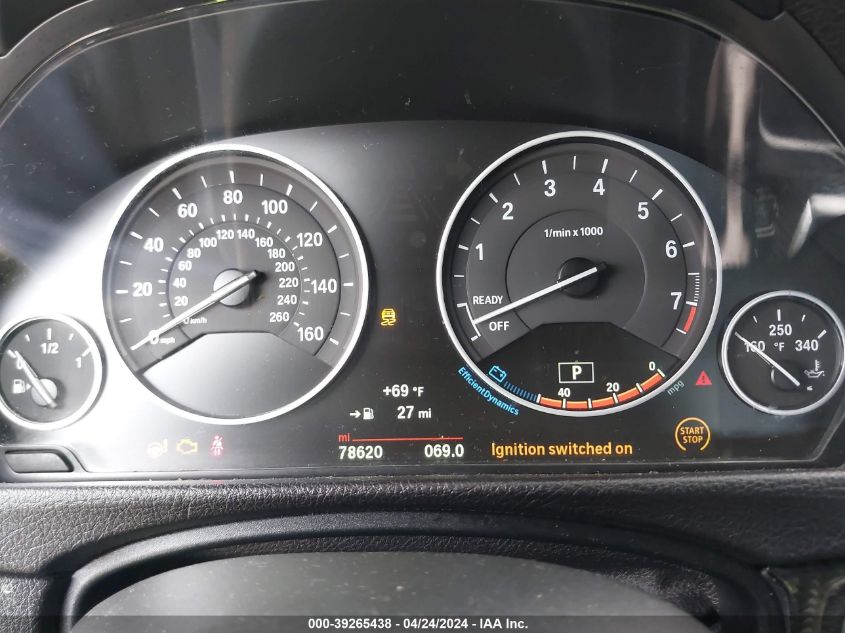 2016 BMW 320I VIN: WBA8A9C54GK617828 Lot: 39265438