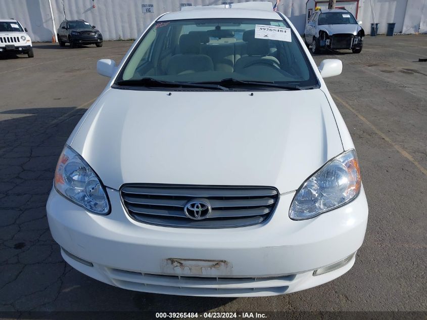 2003 Toyota Corolla Le VIN: 1NXBR32E13Z133223 Lot: 39265484