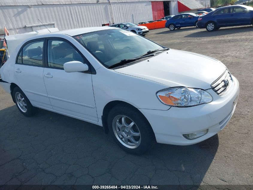 2003 Toyota Corolla Le VIN: 1NXBR32E13Z133223 Lot: 39265484