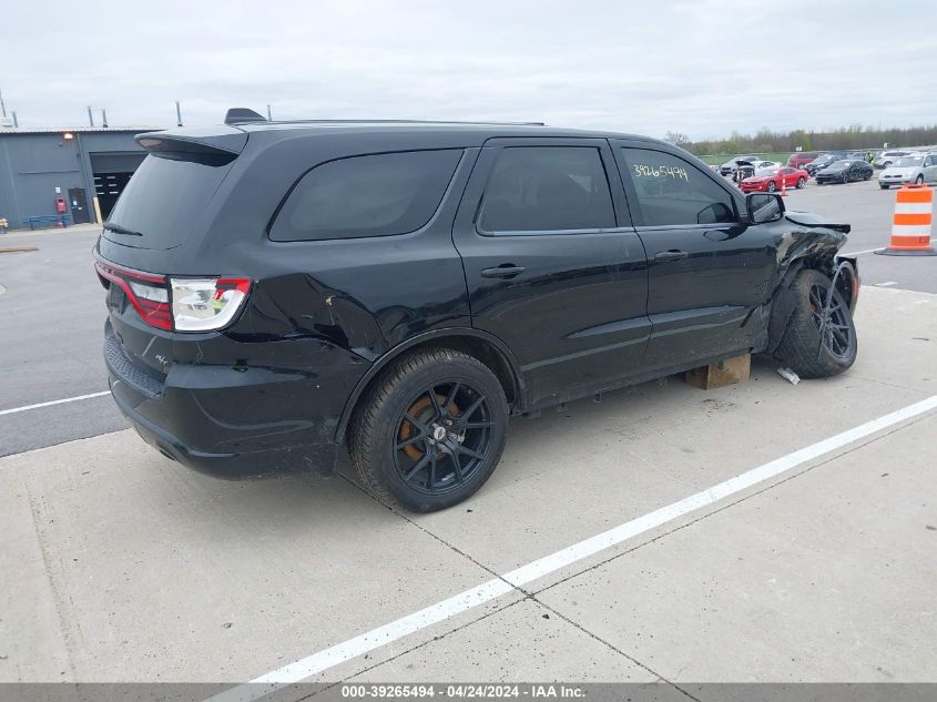 2022 Dodge Durango R/T Awd VIN: 1C4SDJCT9NC104212 Lot: 39265494