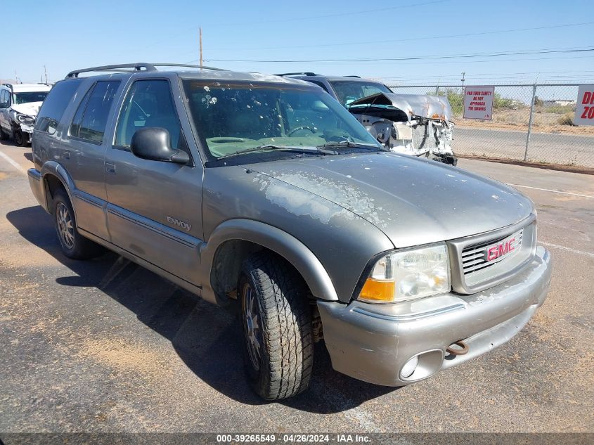 1998 GMC Envoy VIN: 1GKDT13W5W2954937 Lot: 39265549