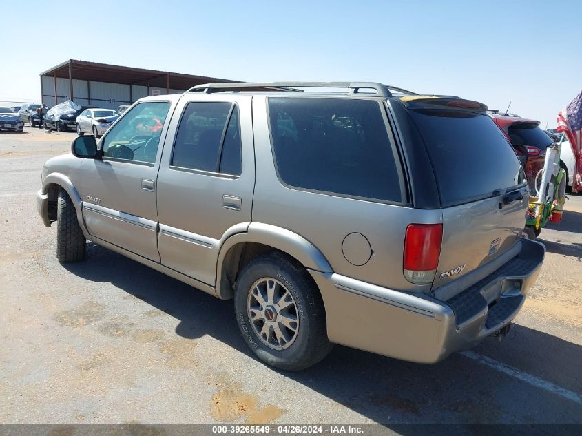 1998 GMC Envoy VIN: 1GKDT13W5W2954937 Lot: 39265549