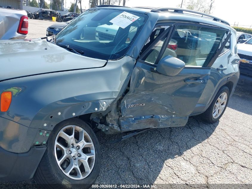 2017 Jeep Renegade Latitude Fwd VIN: ZACCJABB8HPE62889 Lot: 39265612