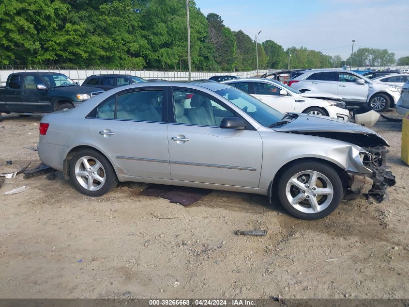 2008 Hyundai Sonata Limited V6/Se V6 VIN: 5NPEU46F88H350195 Lot: 39265668