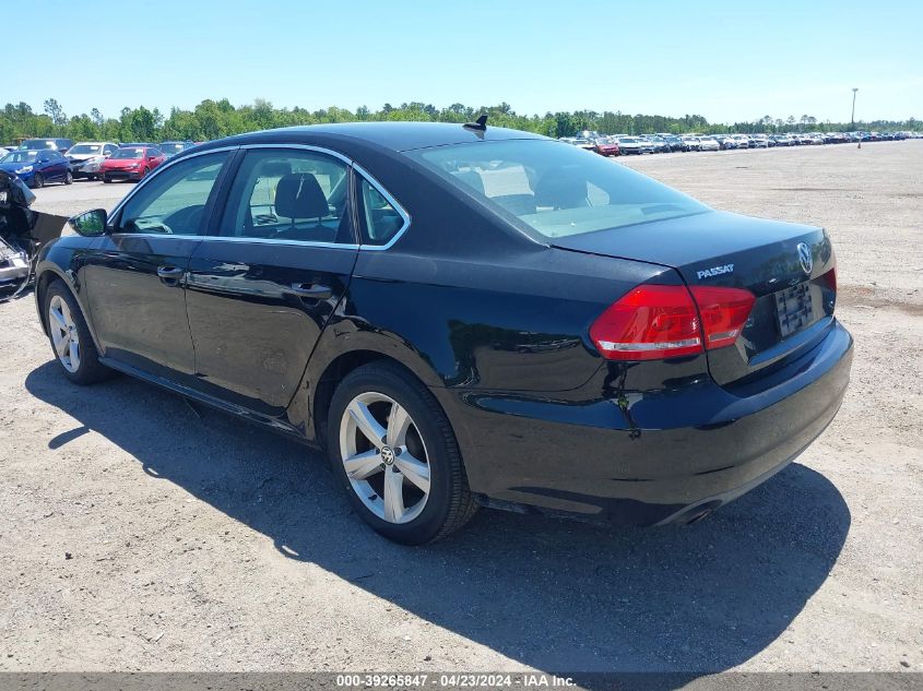 2012 Volkswagen Passat 2.5L Se VIN: 1VWBP7A39CC070425 Lot: 39265847