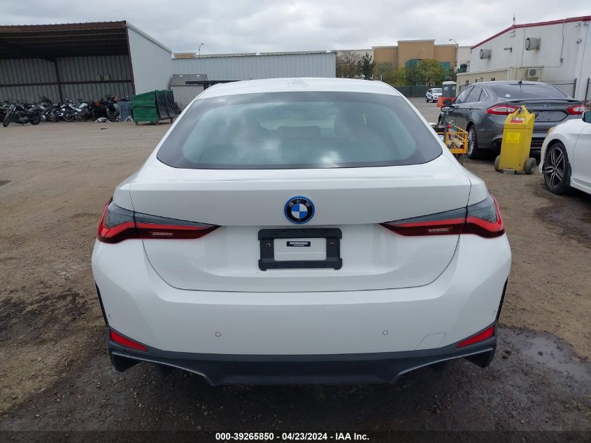 2023 BMW I4 EDRIVE35 WBY43AW08PFR09292