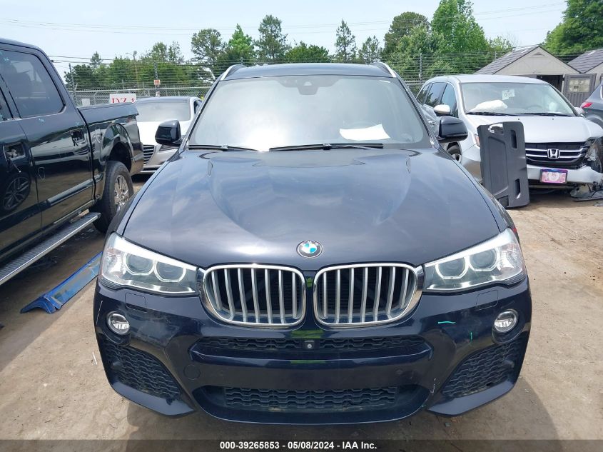 2016 BMW X3 xDrive28I VIN: 5UXWX9C57G0D74120 Lot: 39265853