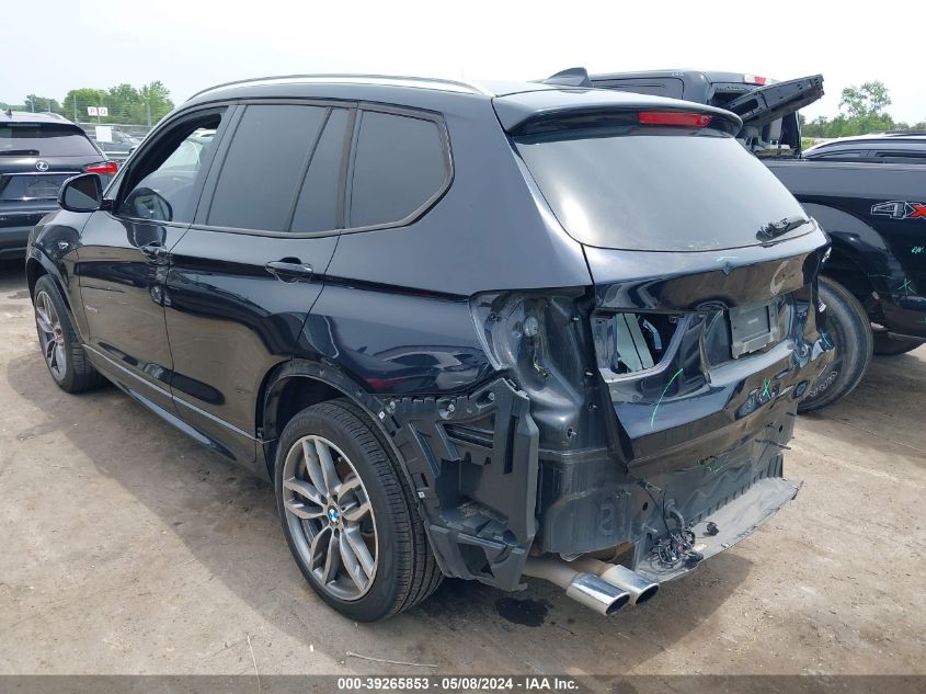 2016 BMW X3 xDrive28I VIN: 5UXWX9C57G0D74120 Lot: 39265853