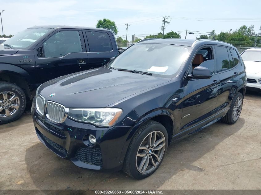 2016 BMW X3 xDrive28I VIN: 5UXWX9C57G0D74120 Lot: 39265853