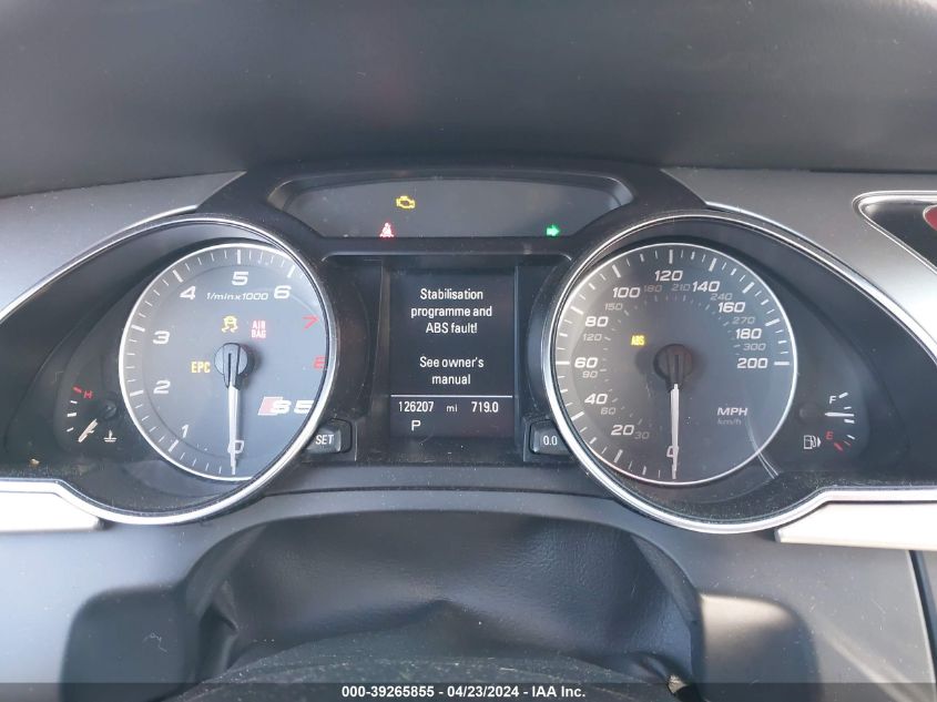 2011 Audi S5 4.2 Premium Plus VIN: WAUVVAFR4BA048632 Lot: 39265855