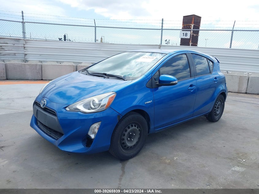 2015 Toyota Prius C One VIN: JTDX07DT2M5107710 Lot: 39265939