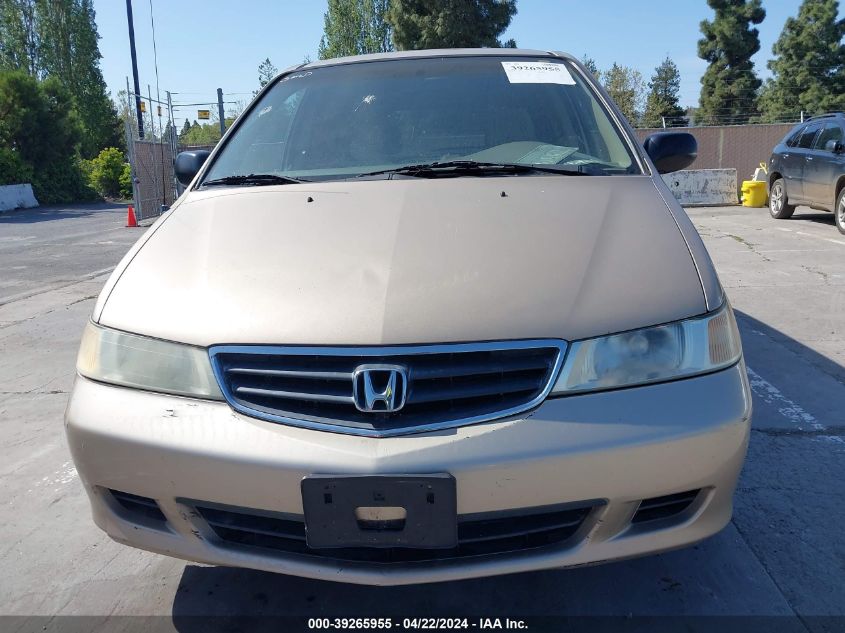 2002 Honda Odyssey Lx VIN: 5FNRL18542B007655 Lot: 39265955