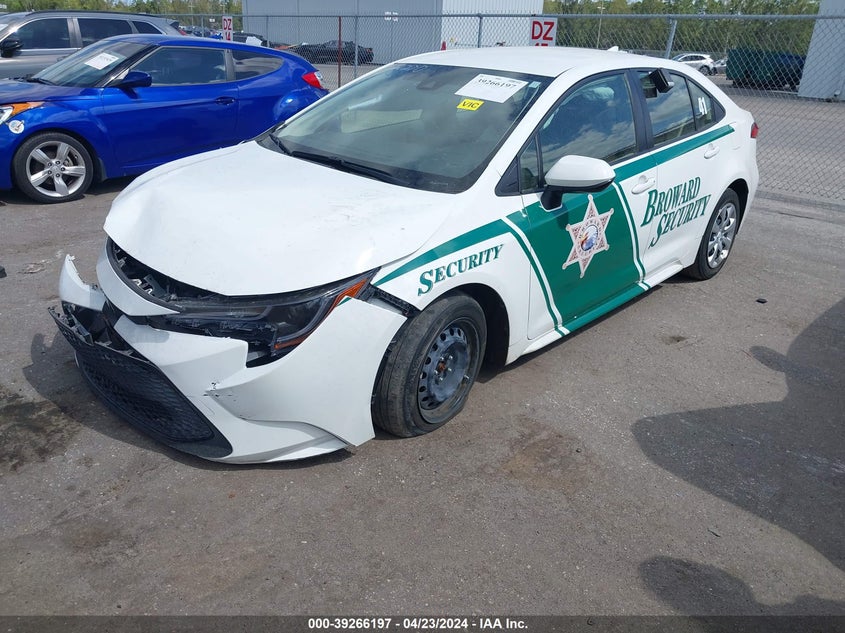 VIN JTDEPMAE1N3002770 2022 TOYOTA COROLLA LE