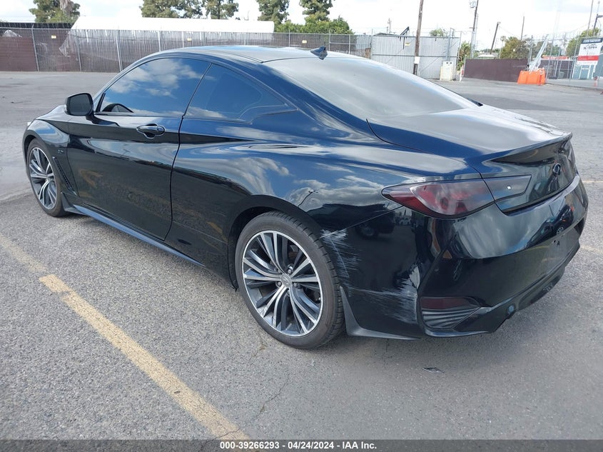 2018 Infiniti Q60 3.0T Luxe VIN: JN1EV7EK0JM341311 Lot: 39266293