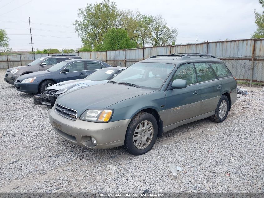 4S3BH806717660579 2001 Subaru Outback H6-3.0