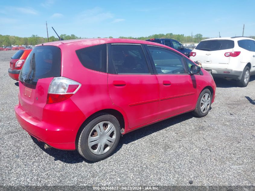 2010 Honda Fit VIN: JHMGE8H26AS004496 Lot: 39266623