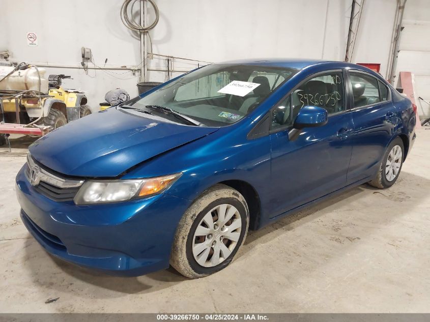 2HGFB2F58CH560420 | 2012 HONDA CIVIC