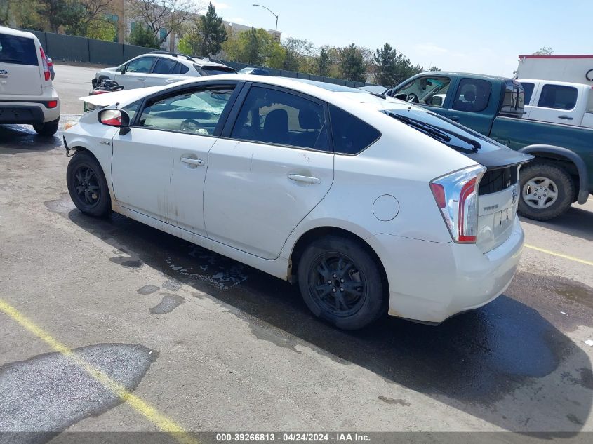 2014 Toyota Prius Three VIN: JTDKN3DU7E1743152 Lot: 39266813