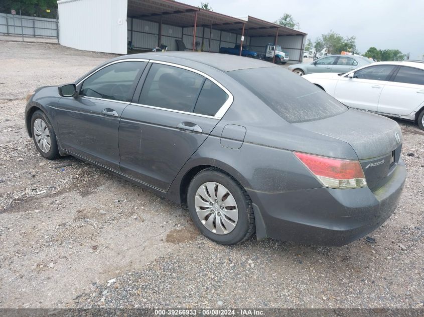 2008 Honda Accord 2.4 Lx VIN: JHMCP26348C013347 Lot: 39266933