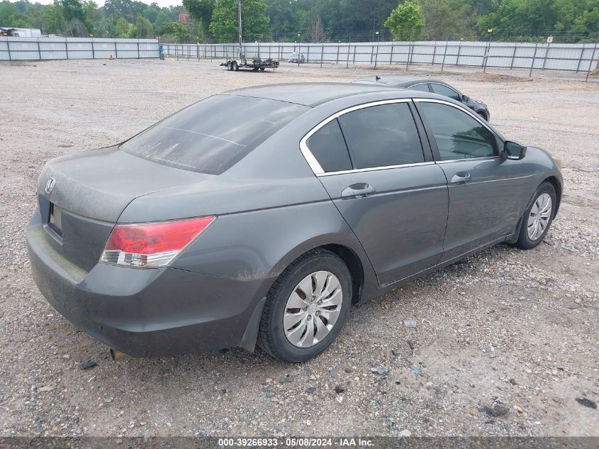 2008 Honda Accord 2.4 Lx VIN: JHMCP26348C013347 Lot: 39266933