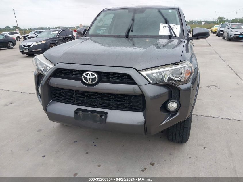 2016 Toyota 4Runner Sr5 VIN: JTEZU5JR5G5136851 Lot: 39266934