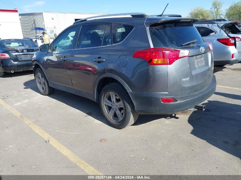 2014 Toyota Rav4 Xle VIN: 2T3WFREV3EW075294 Lot: 39267146