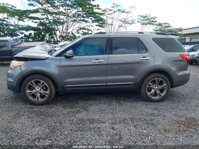 2013 Ford Explorer Limited VIN: 1FM5K7F86DGA62730 Lot: 39267192