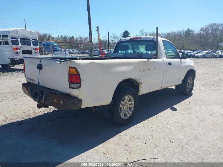 5TBJN32104S442060 | 2004 TOYOTA TUNDRA