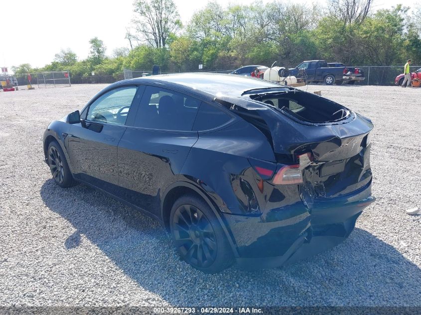 2023 Tesla Model Y Awd/Long Range Dual Motor All-Wheel Drive VIN: 7SAYGDEE4PA153681 Lot: 39267293