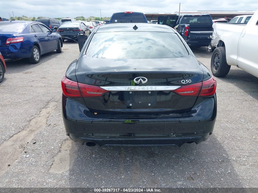 VIN JN1EV7APXKM515453 2019 INFINITI Q50 3.0T LUXE