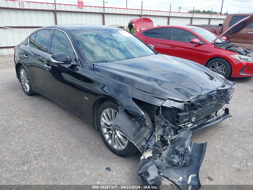 VIN JN1EV7APXKM515453 2019 INFINITI Q50 3.0T LUXE