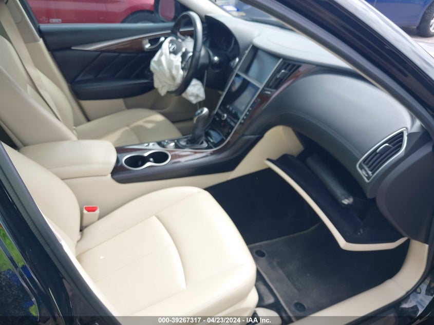 VIN JN1EV7APXKM515453 2019 INFINITI Q50 3.0T LUXE