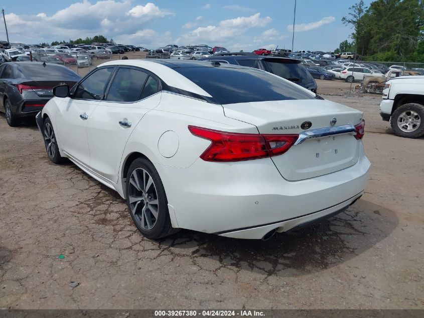 2017 Nissan Maxima 3.5 Sl VIN: 1N4AA6AP1HC369921 Lot: 39267380