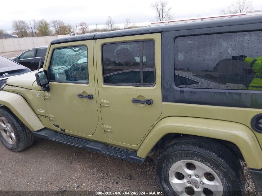 2013 Jeep Wrangler Unlimited Sahara VIN: 1C4BJWEG1DL633044 Lot: 39267430