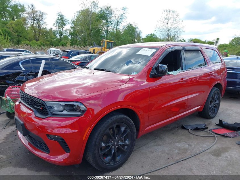 2021 Dodge Durango Gt Awd VIN: 1C4RDJDG8MC751179 Lot: 39267437